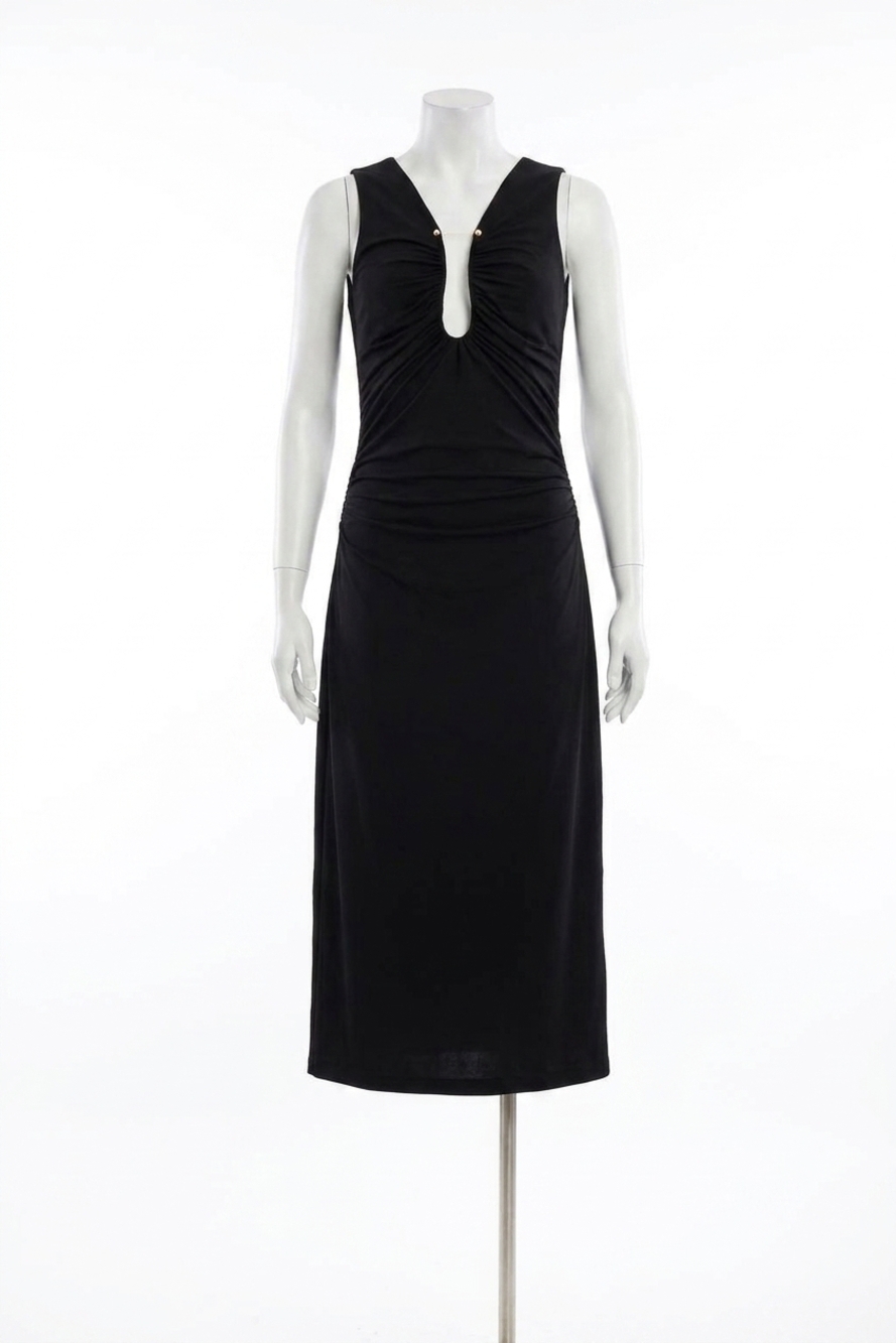 NEW BISHOP + YOUNG women's clayton party dress in black